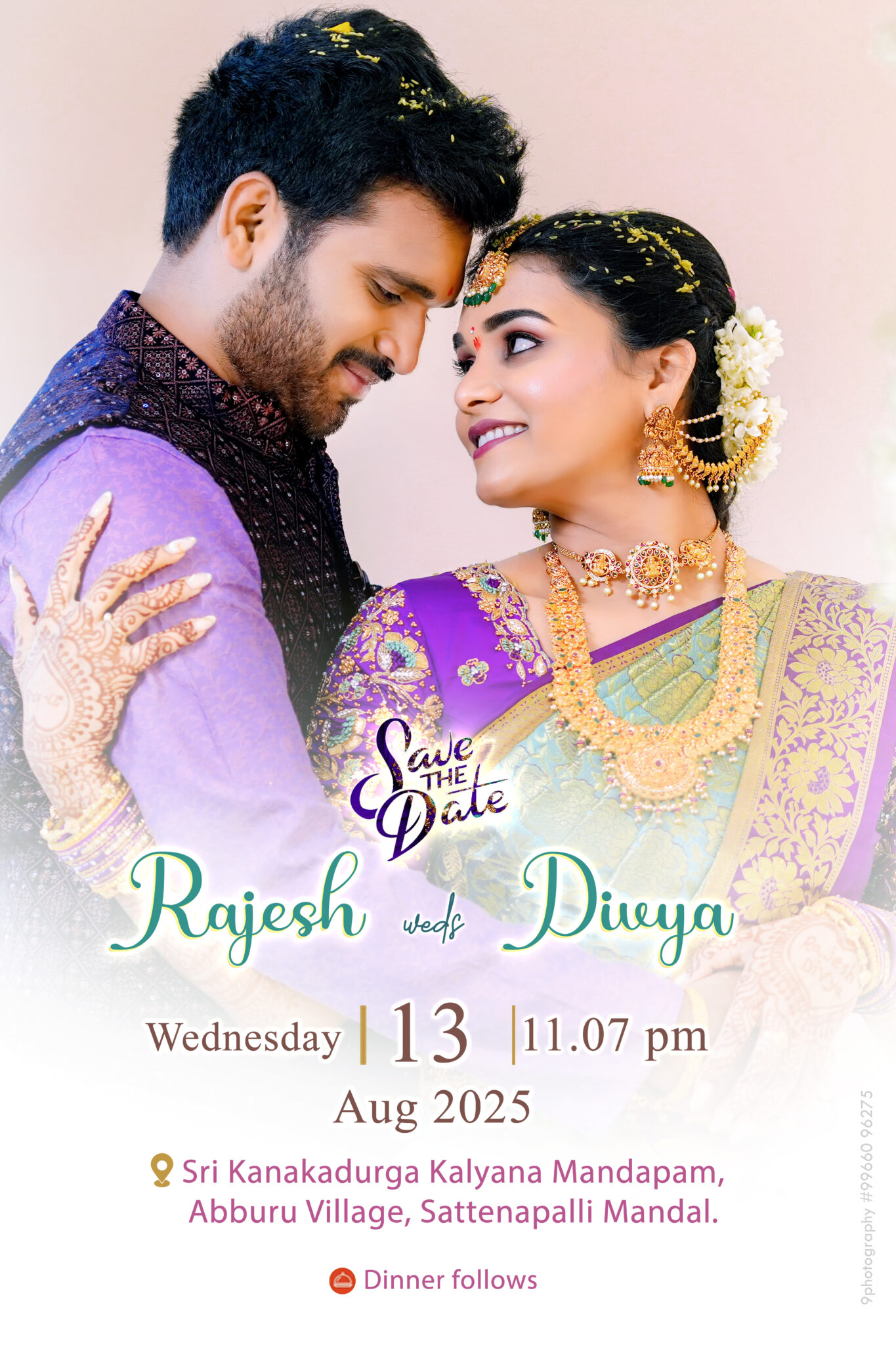 Rajesh weds Divya, Wedding Celebrations – keyuralivestreaming.com
